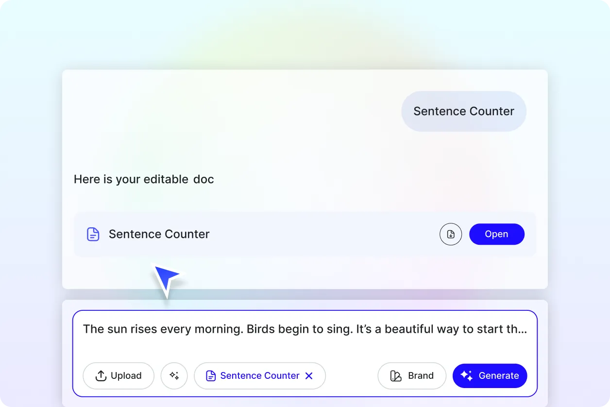 Free AI Sentence Counter, Online Sentence Counter Tool
